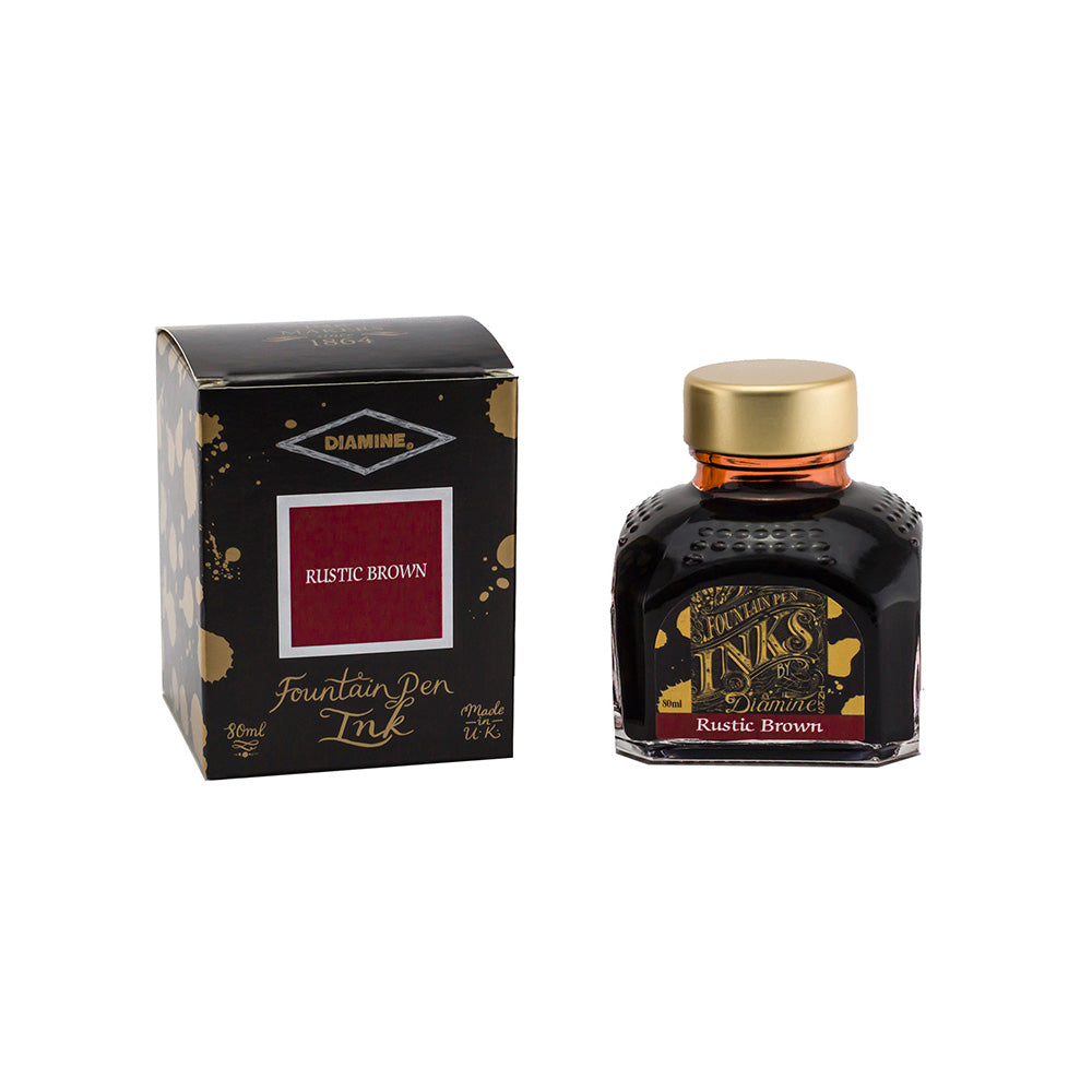 Diamine Rustic Brown Ink – 80ml Bottle