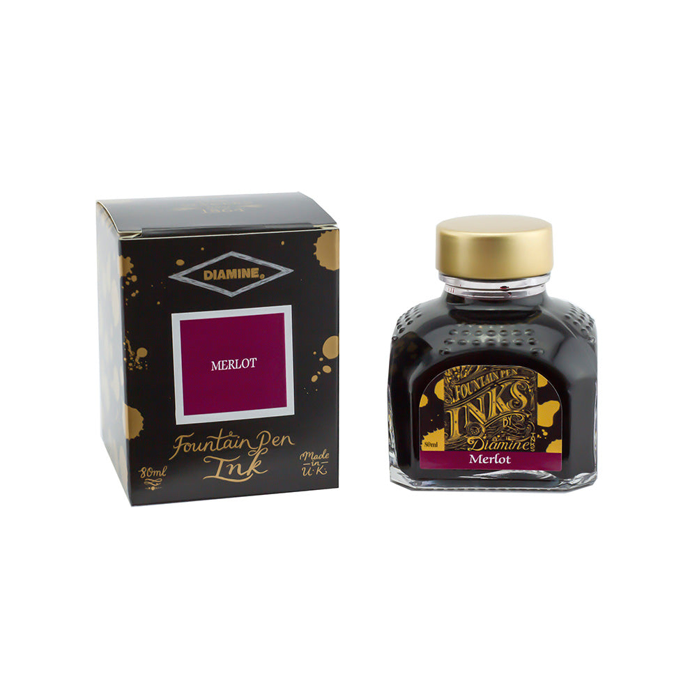 Diamine Merlot Ink – 80ml Bottle