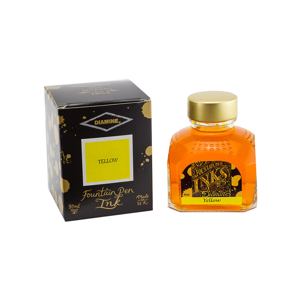 Diamine Yellow Ink – 80ml Bottle
