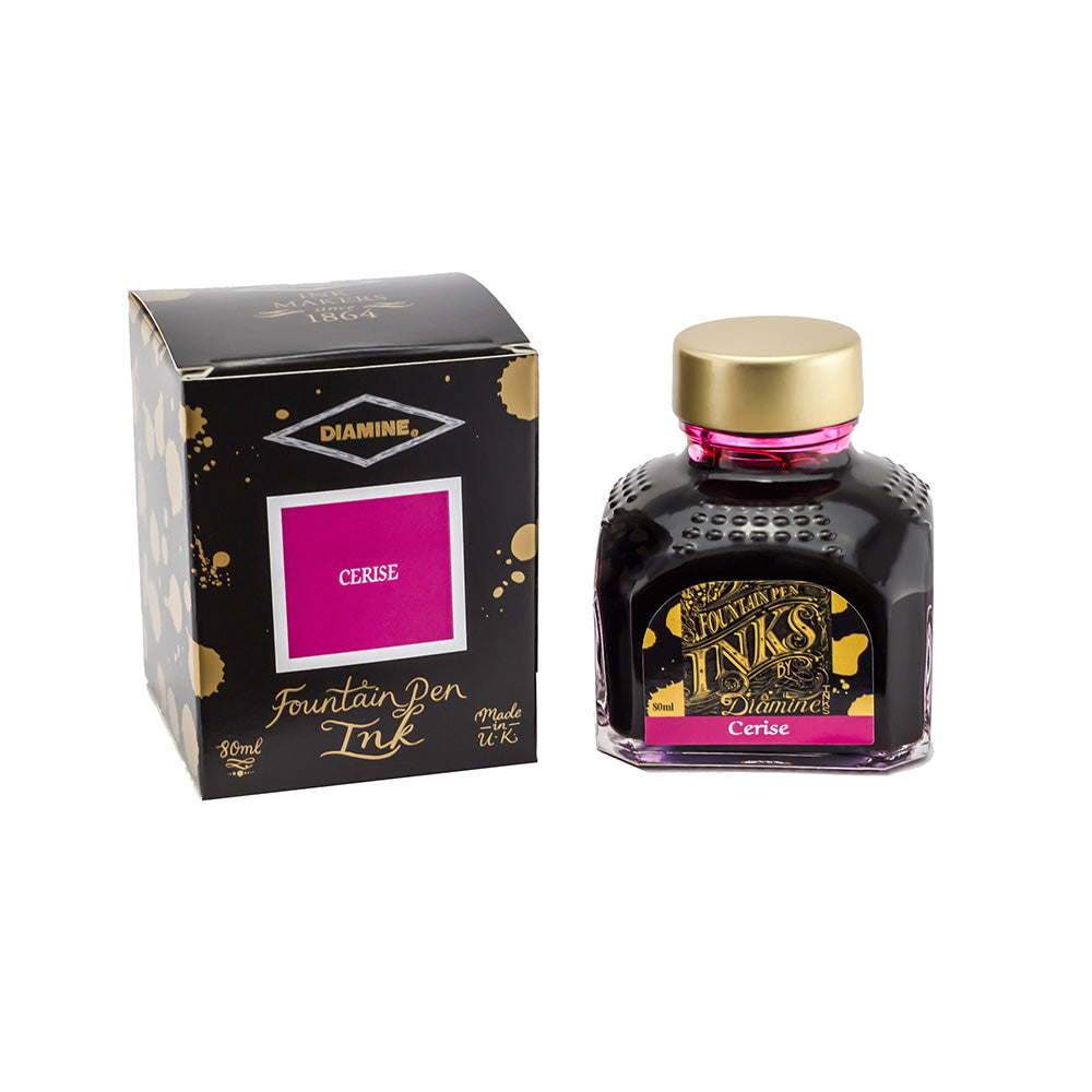 Diamine Cerise Ink – 80ml Bottle