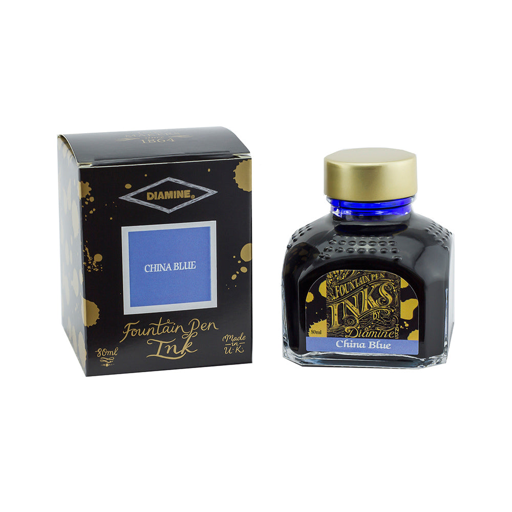 Diamine China Blue Ink – 80ml Bottle