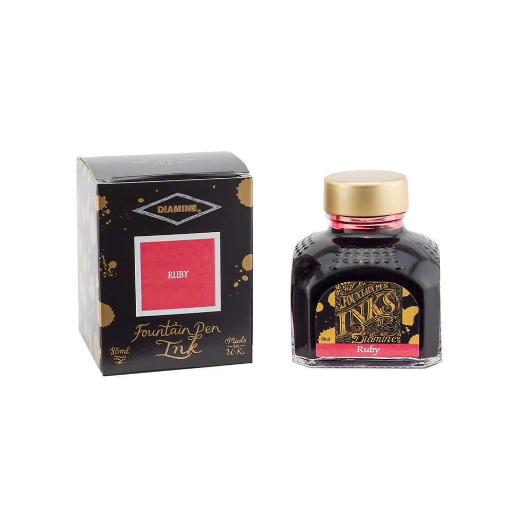 Diamine Ruby Ink – 80ml Bottle