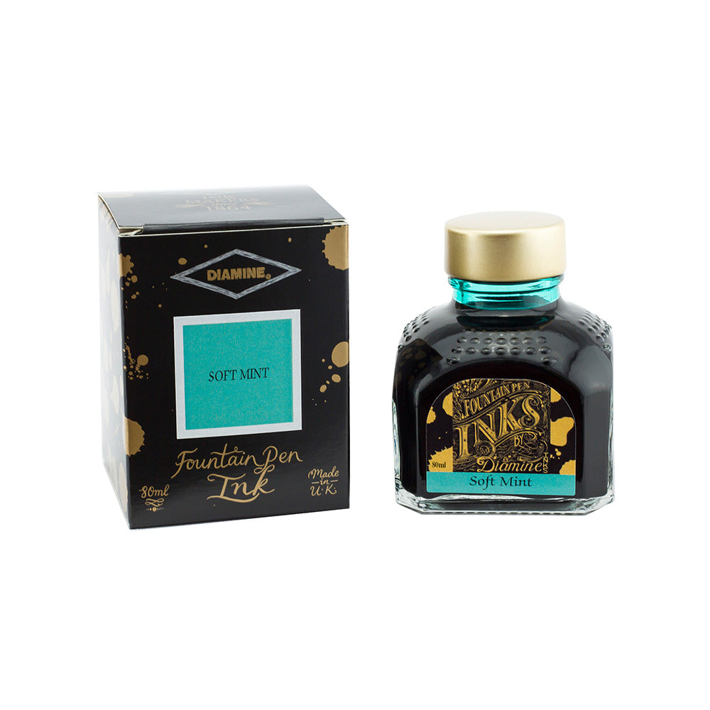 Diamine Soft Mint Ink – 80ml Bottle