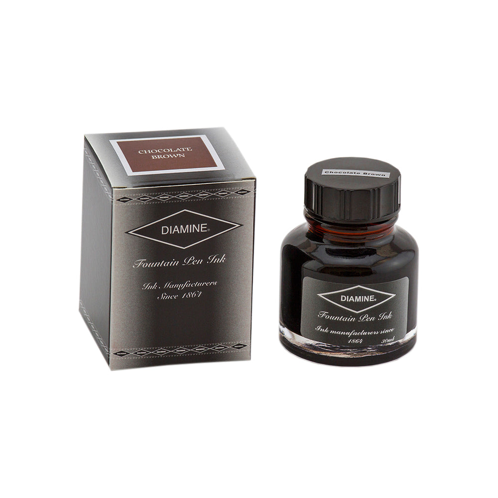 Diamine Chocolate Brown Ink - 30ml Bottle
