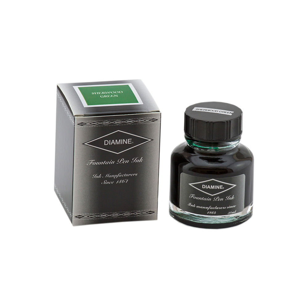 Diamine Sherwood Green Ink – 30ml Bottle