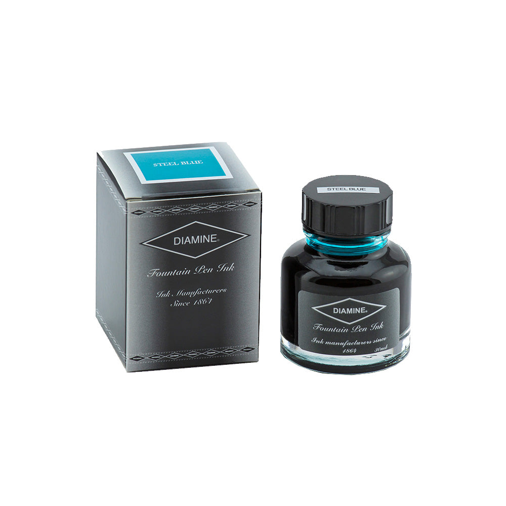 Diamine Steel Blue Ink – 30ml Bottle