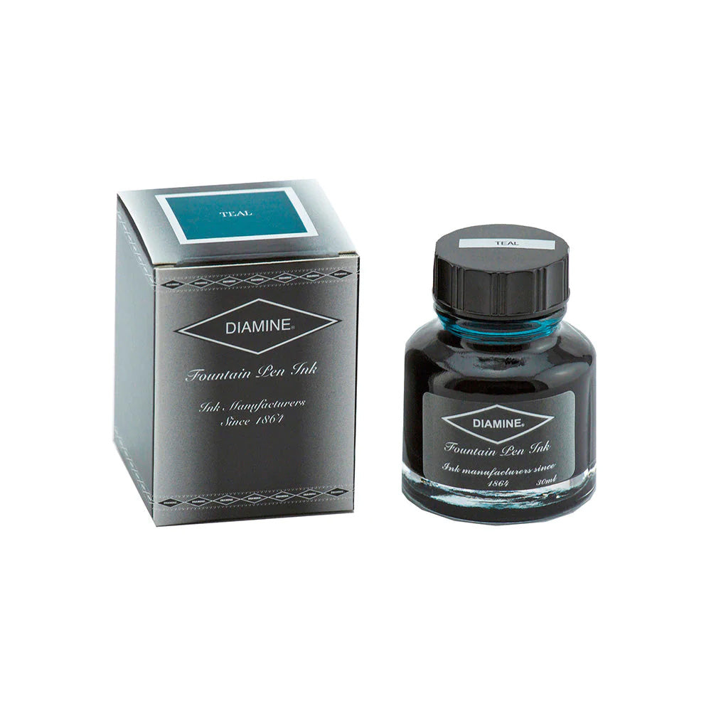 Diamine Teal Fountain Pen Ink – 30ml Bottle