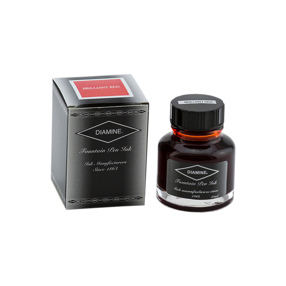 Diamine Brilliant Red Ink – 30ml Bottle