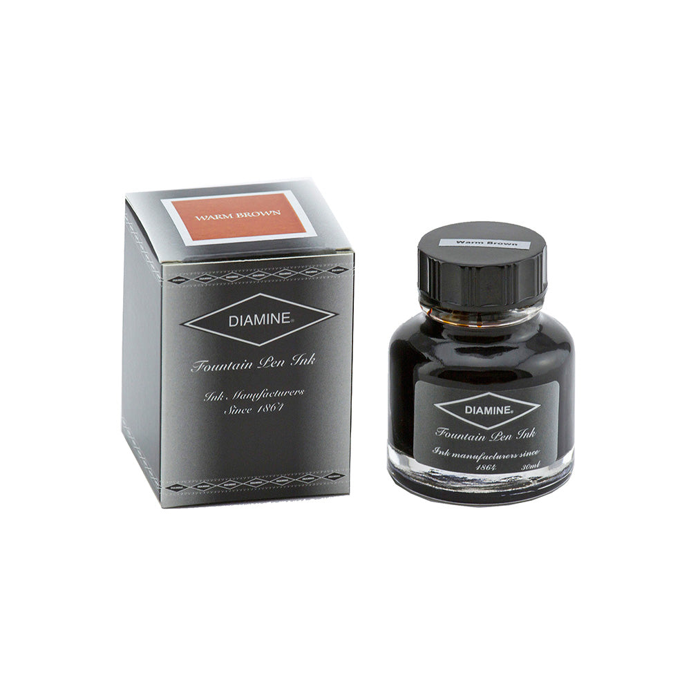 Diamine Warm Brown Ink - 30ml Bottle