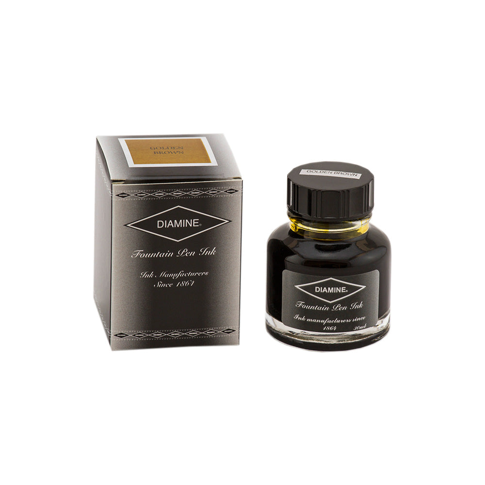 Diamine Golden Brown Ink – 30ml Bottle