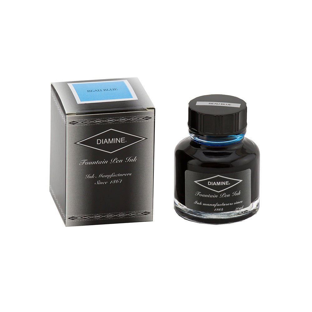Diamine Beau Blue Ink - 30ml Bottle