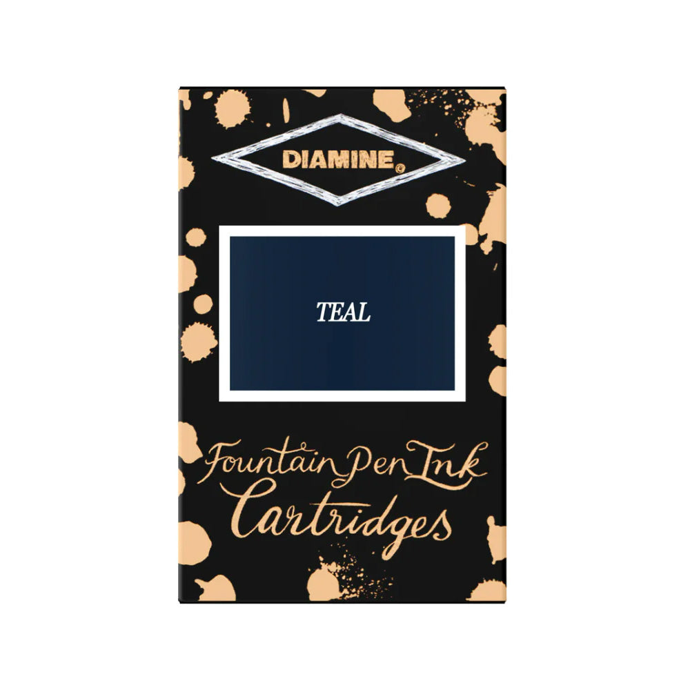 Diamine Ink Cartridges TP/18 - Teal