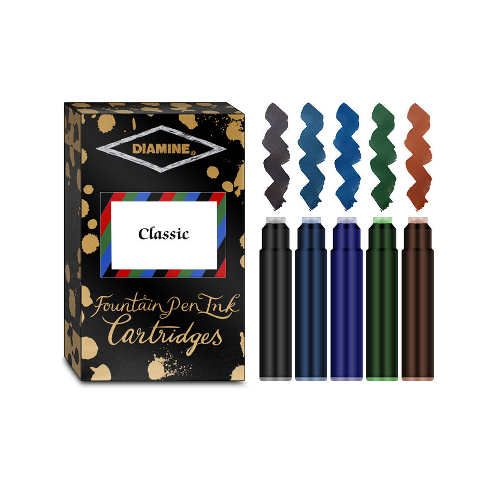 Diamine Fountain Pen Ink Cartridges TP/20 - Classic
