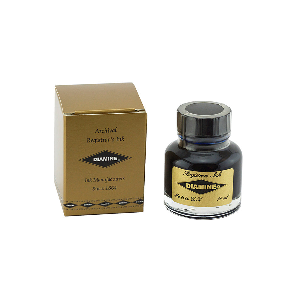 Diamine Archival Registrars Ink Blue-Black - 30ml Bottle