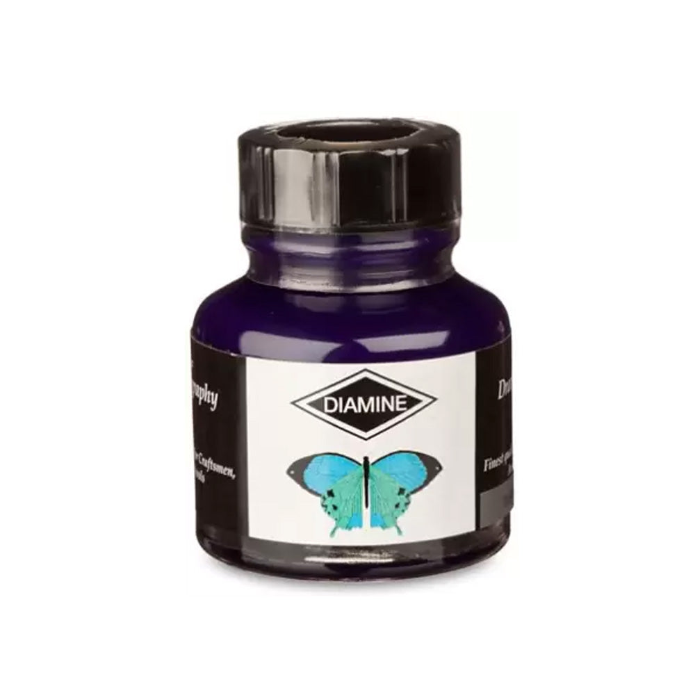 Diamine Calligraphy and Drawing Acrylic Purple Ink - 30ml  Bottle