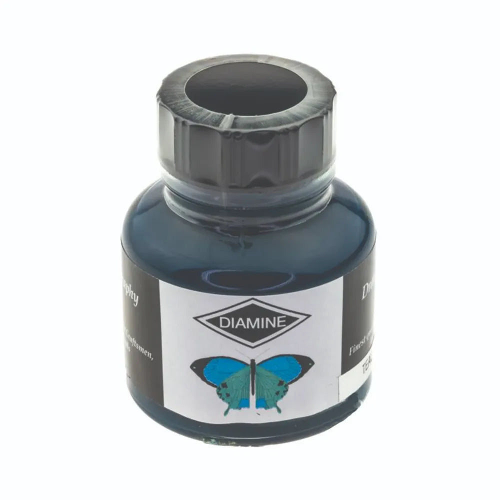 Diamine Calligraphy and Drawing 30ml Ink - Teal