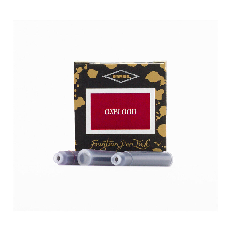 Diamine Fountain Pen Ink Cartridges TP/6 - Oxblood