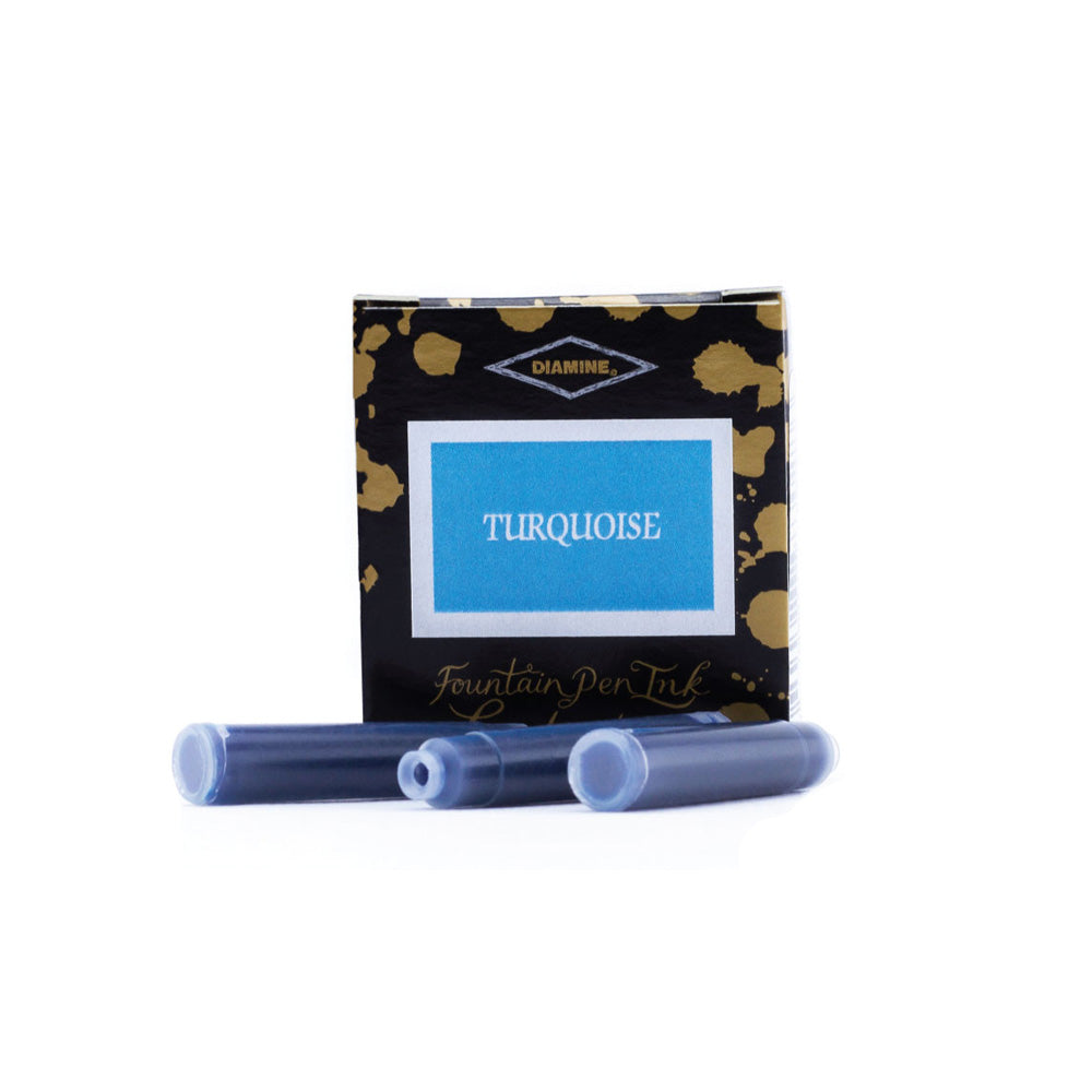 Diamine Ink Cartridges TP/6 - Turquoise