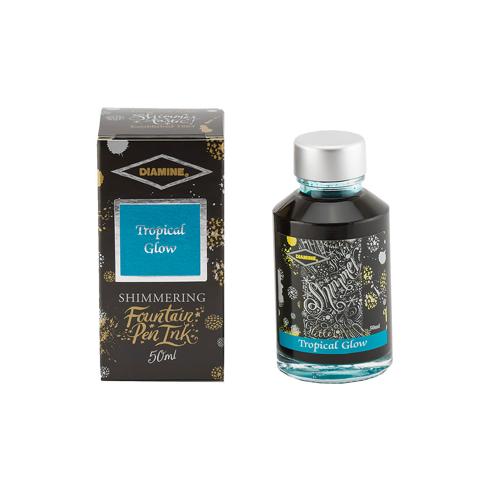 Diamine 50ml Shimmering Ink - Tropical Glow