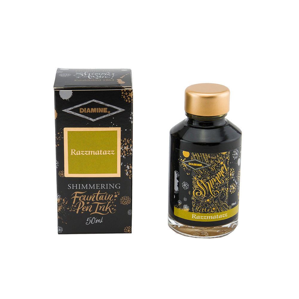 Diamine 50ml Shimmering Ink - Razzmatazz