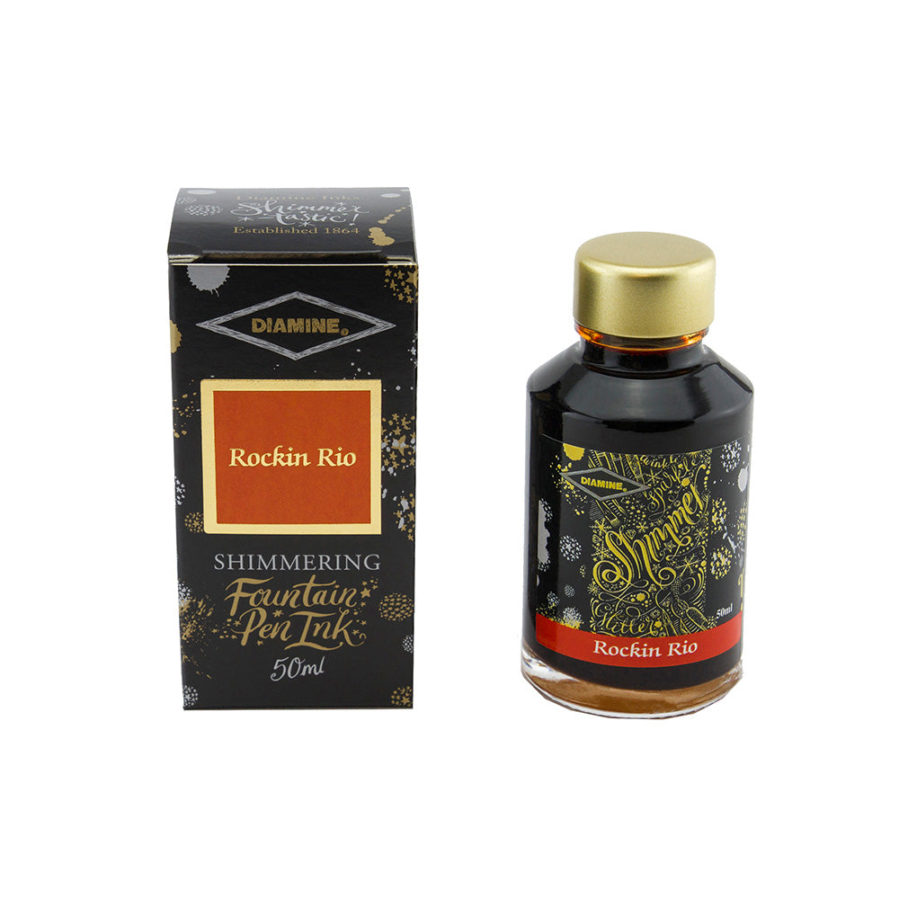Diamine 50ml Shimmering Ink - Rockin Rio