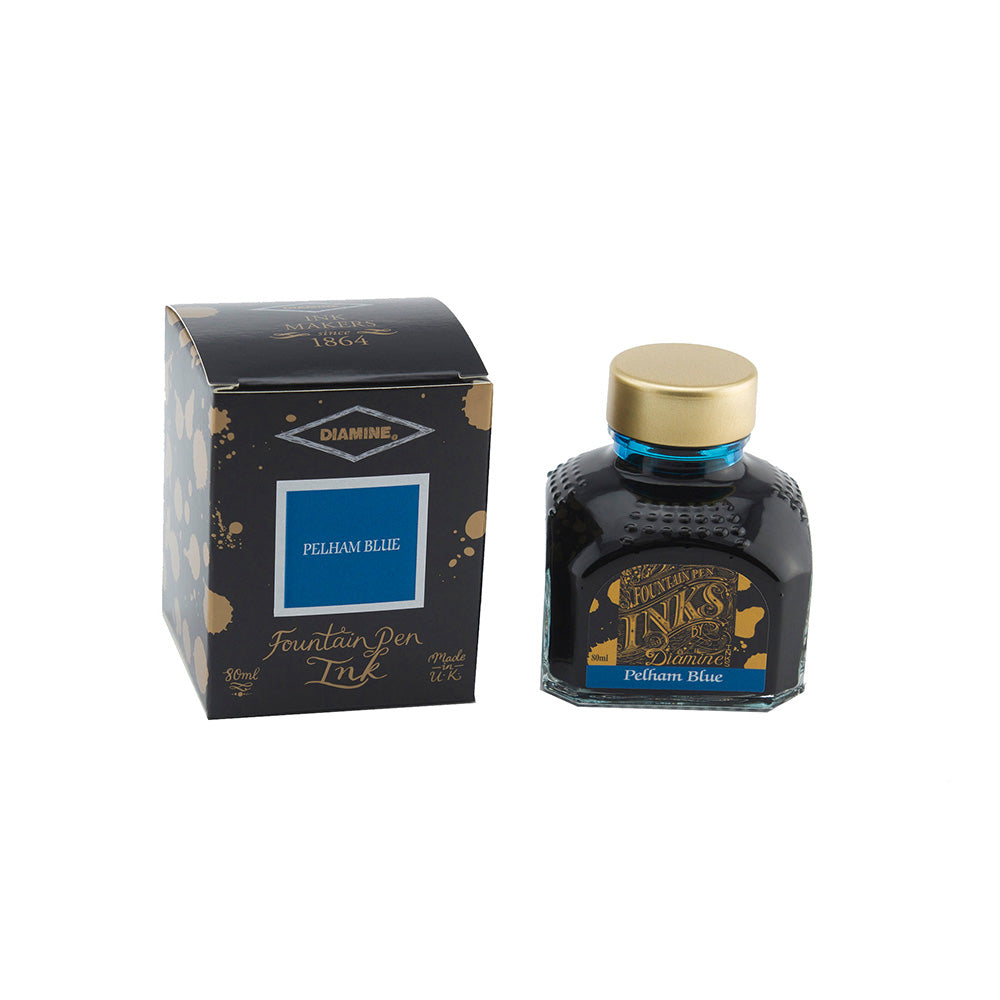 Diamine Guitar Theme Pelham Blue Ink - 80ml Bottle