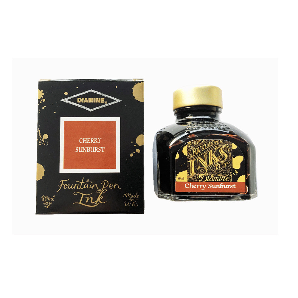 Diamine Guitar Theme Cherry Sunburst Ink – 80ml Bottle