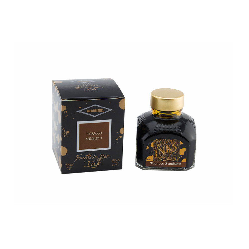 Diamine Guitar Theme Tobacco Sunburst Ink - 80ml Bottle