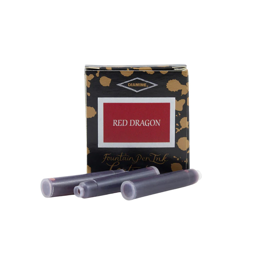 Diamine Ink Cartridges TP/6 - Red Dragon