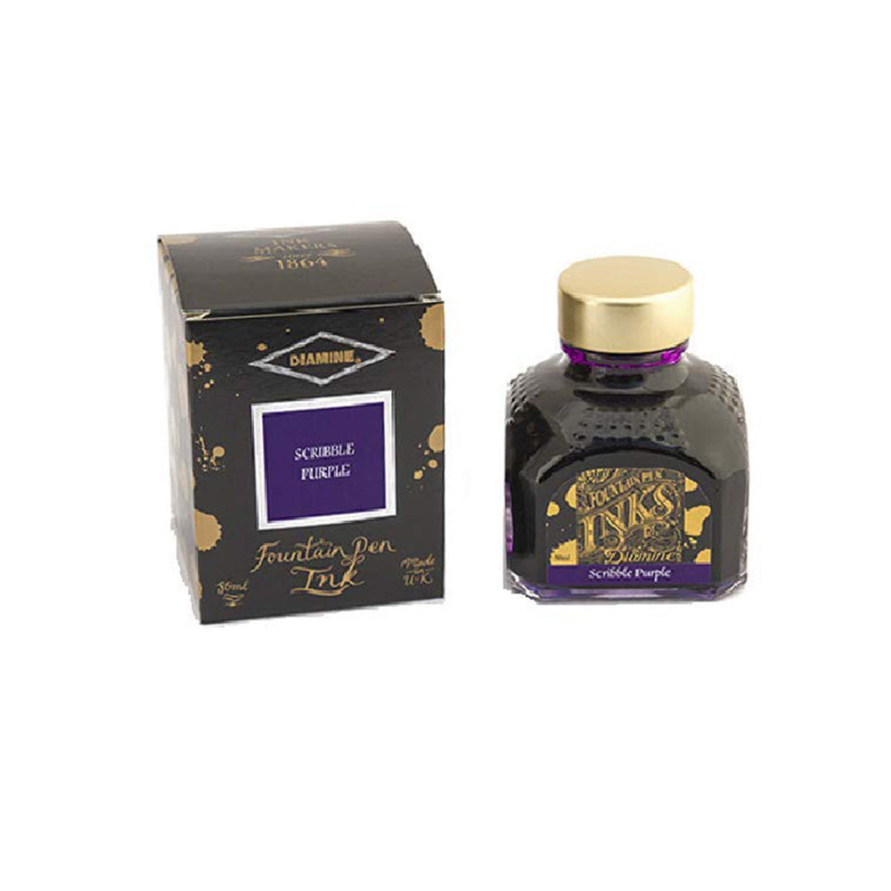 Diamine Scribble Purple Ink – 80ml Bottle