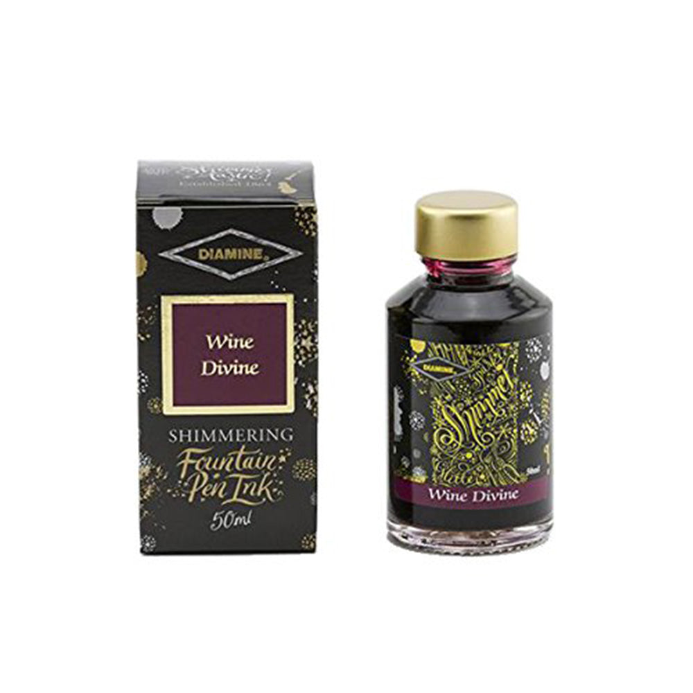 Diamine 50ml Shimmering Ink – Wine Divine