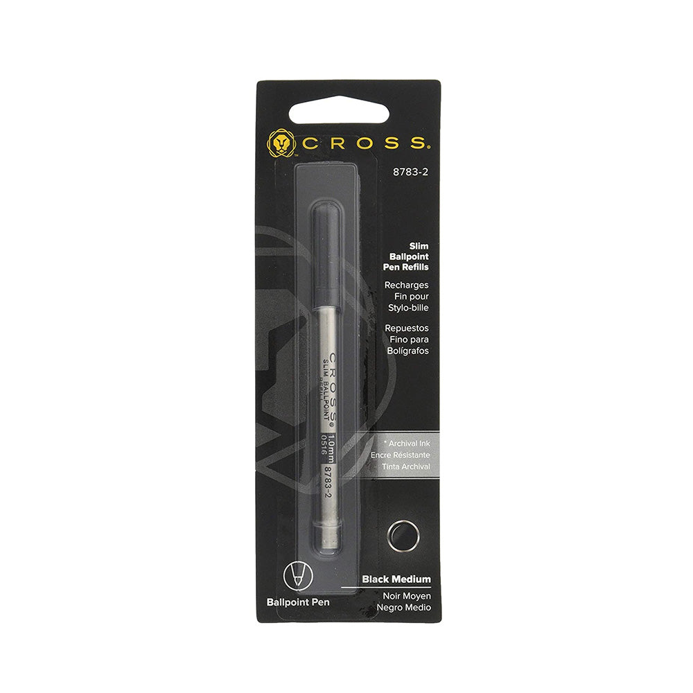 Cross 8783-2 Slim Ballpoint Pen Refill (M) - Black