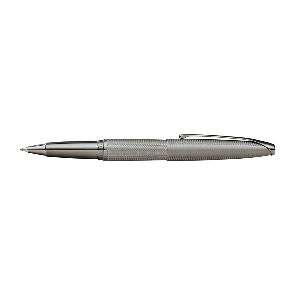 Cross ATX Sandblasted Titanium Gray PVD Polished Trim Rollerball Pen