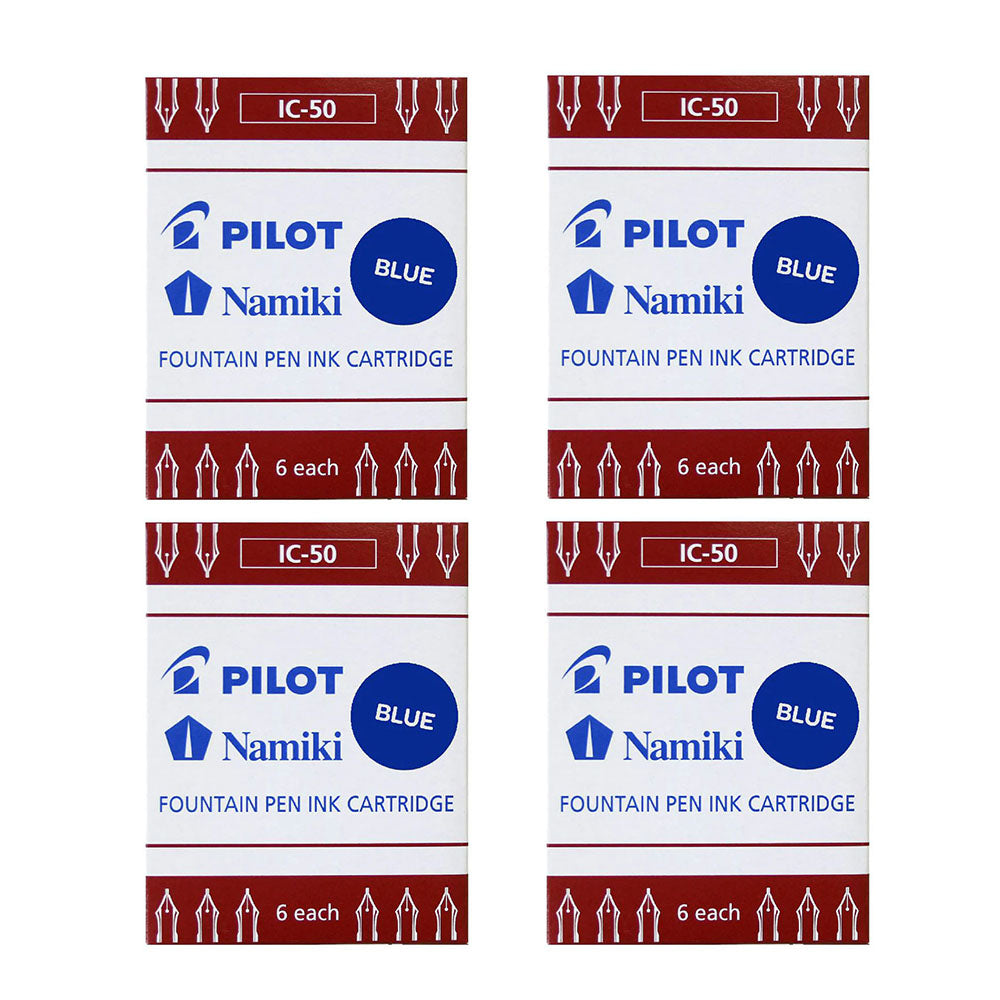 Pilot Ink Cartridges 6N – Blue (Pack of 4)