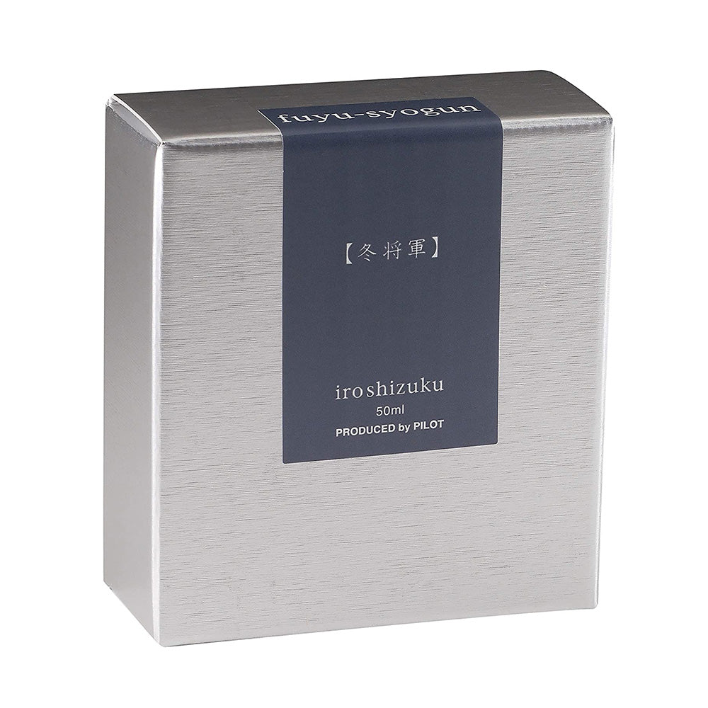 Pilot Iroshizuku 50ml Ink Bottle - Fuyu-Syogun, Rigor of Winter (Dark Gray)