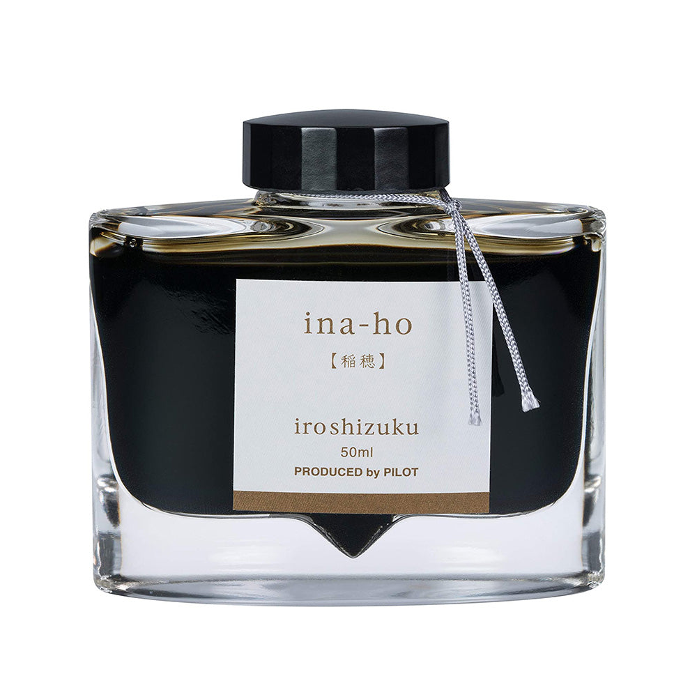Pilot Iroshizuku 50ml Ink Bottle - Ina-Ho, Rice Ear (Golden Brown)