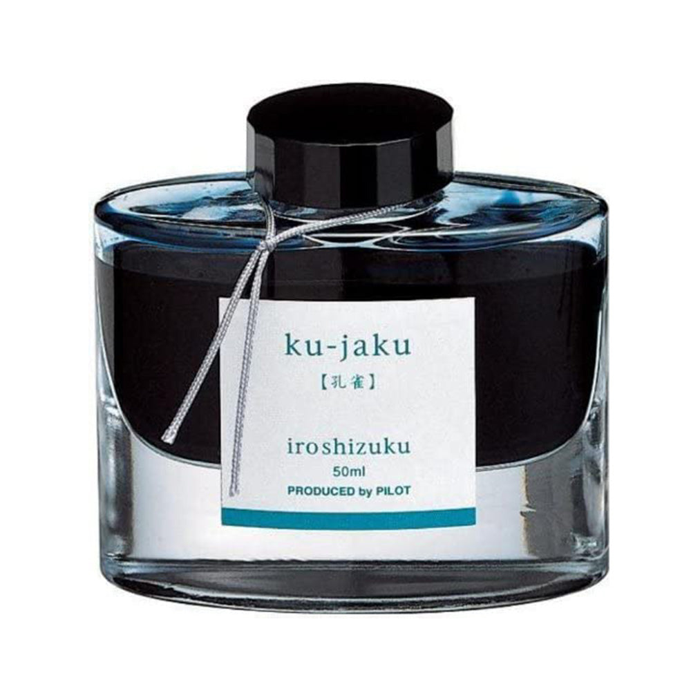 Pilot Iroshizuku 50ml Ink Bottle - Ku-jaku, Peacock (Deep Turquoise)