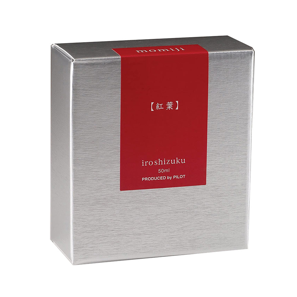 Pilot Iroshizuku 50ml Ink Bottle - Momiji, Autumn Leaves (Vermillion Red)