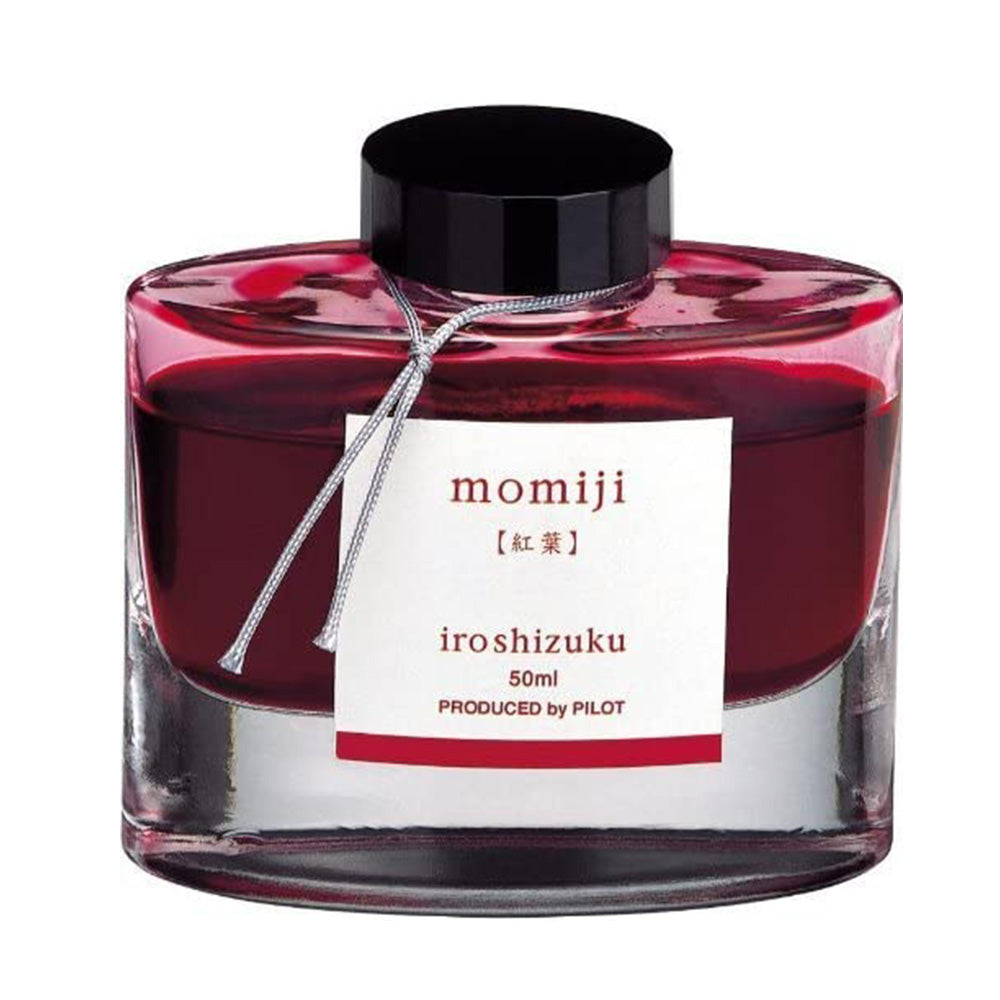Pilot Iroshizuku 50ml Ink Bottle - Momiji, Autumn Leaves (Vermillion Red)
