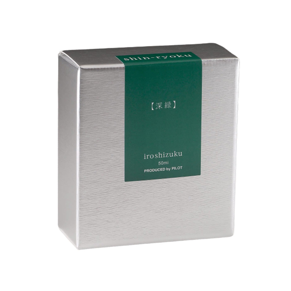 Pilot Iroshizuku 50ml Ink Bottle - Shin-Ryoku, Forest Green (Deep Green)