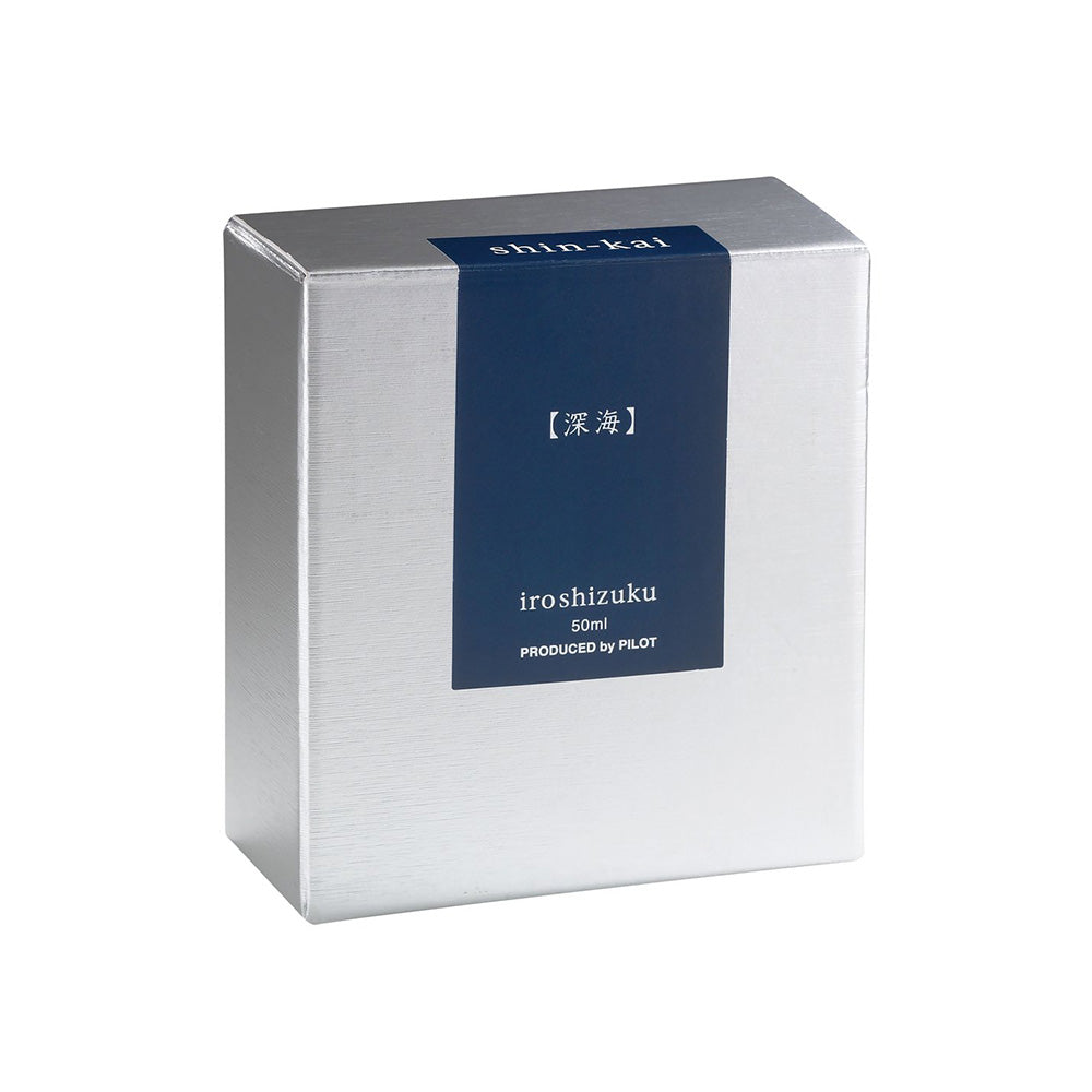 Pilot Iroshizuku 50ml Ink Bottle - Shin-Kai, Deep Sea (Blue-Black)