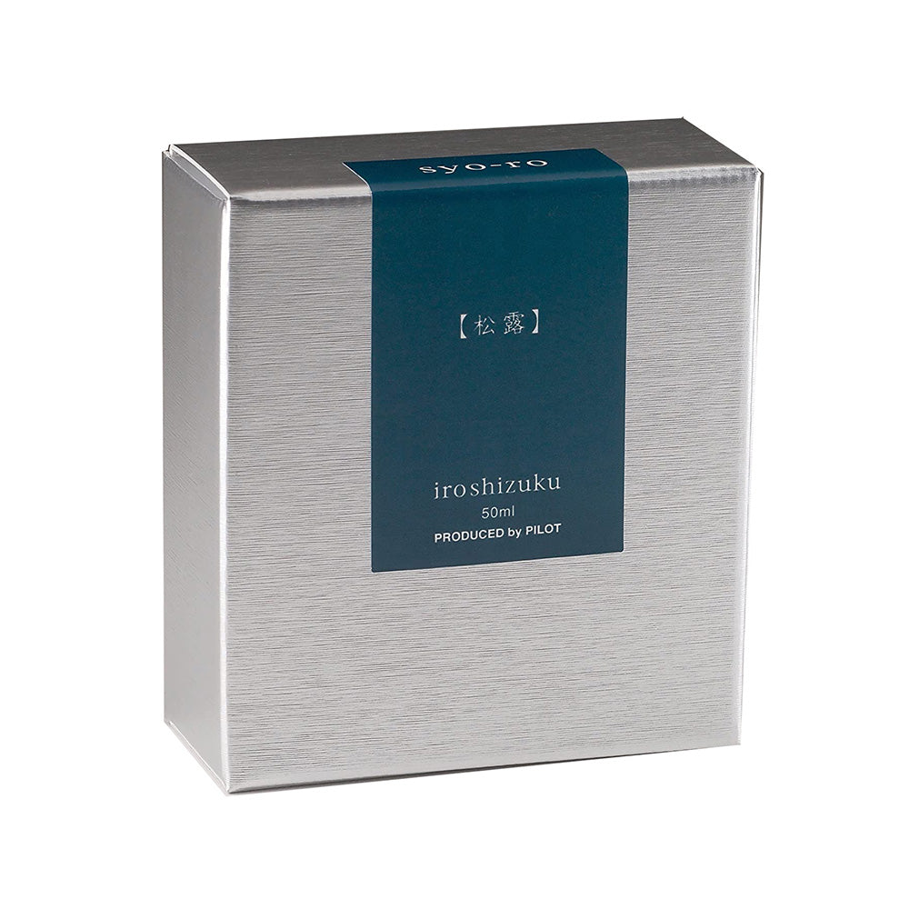 Pilot Iroshizuku 50ml Ink Bottle - Syo-Ro, Dew on Pine Tree (Dark Turquoise)