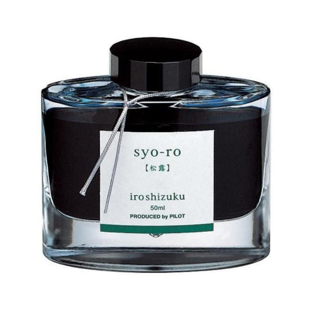 Pilot Iroshizuku 50ml Ink Bottle - Syo-Ro, Dew on Pine Tree (Dark Turquoise)