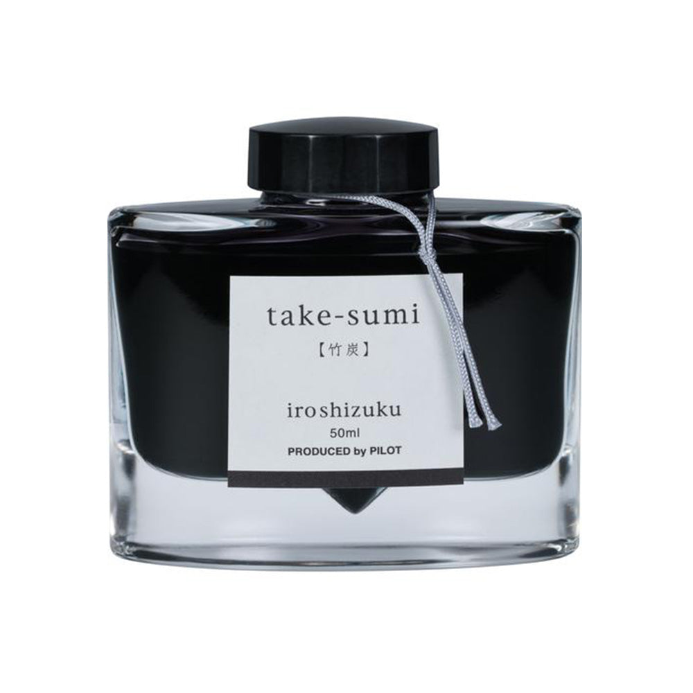 Pilot Iroshizuku 50ml Ink Bottle - Take-Sumi, Bamboo Charcoal (Black)