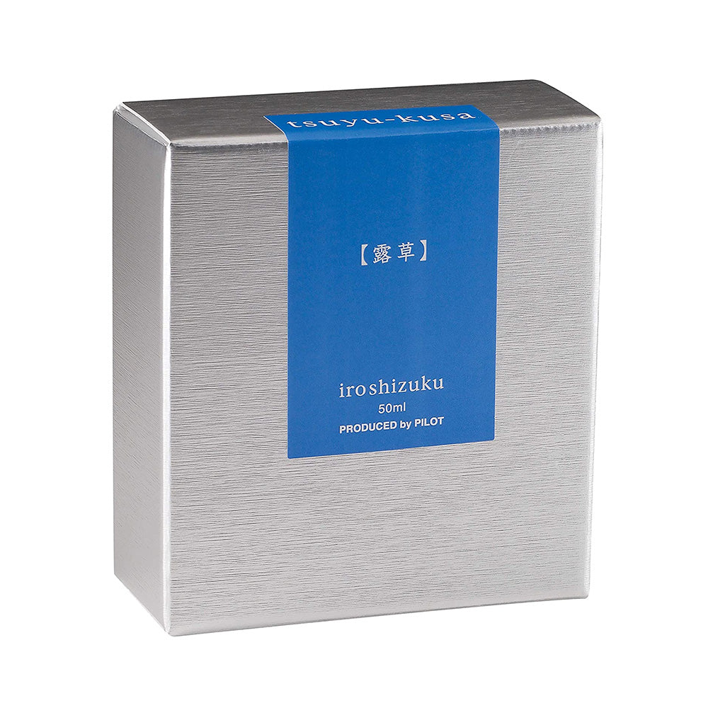 Pilot Iroshizuku 50ml Ink Bottle - Tsuyu-Kusa, Asiatic Dayflower (Deep Blue)