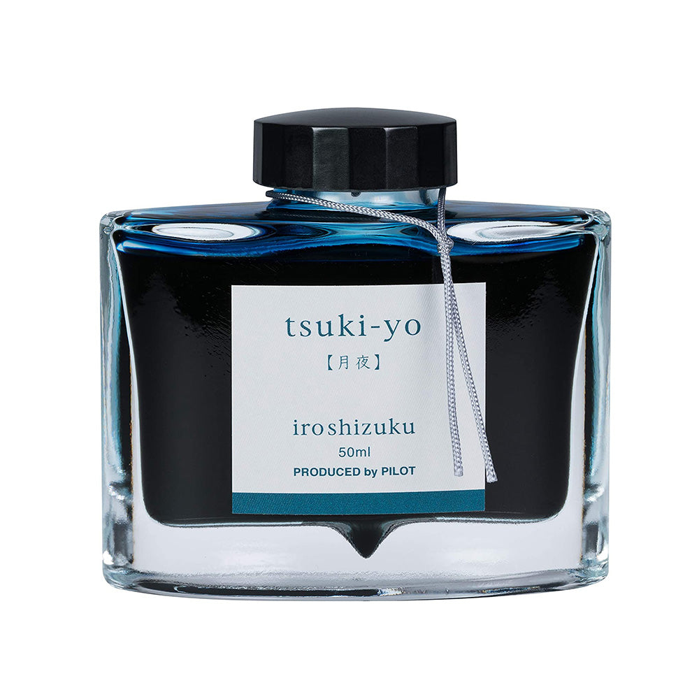 Pilot Iroshizuku 50ml Ink Bottle - Tsuki-Yo, Moonlight (Deep Teal)
