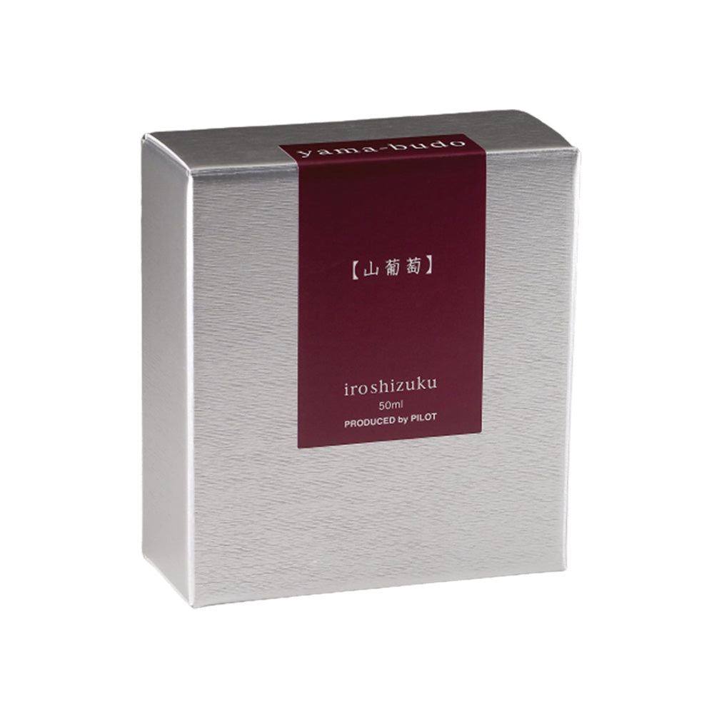 Pilot Iroshizuku 50ml Ink Bottle - Yama-Budo, Crimson Glory Vine (Purple Red)