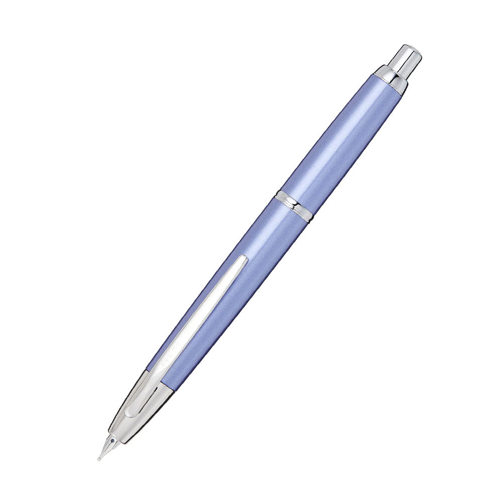 Pilot Capless Decimo Light Blue Fountain Pen - 18Kt Gold Broad Nib