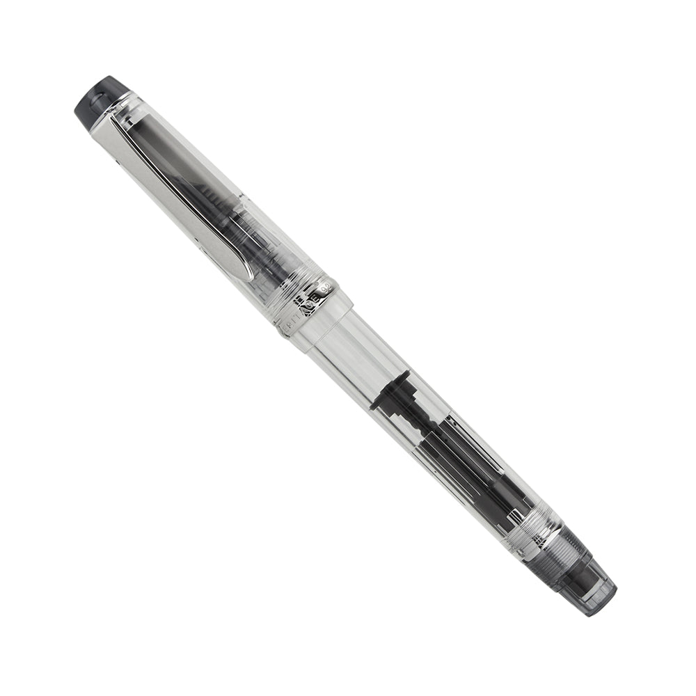 Pilot Custom Heritage 92 Clear Demonstrator Fountain Pen - 14Kt Gold Rhodium-Plated Medium Nib
