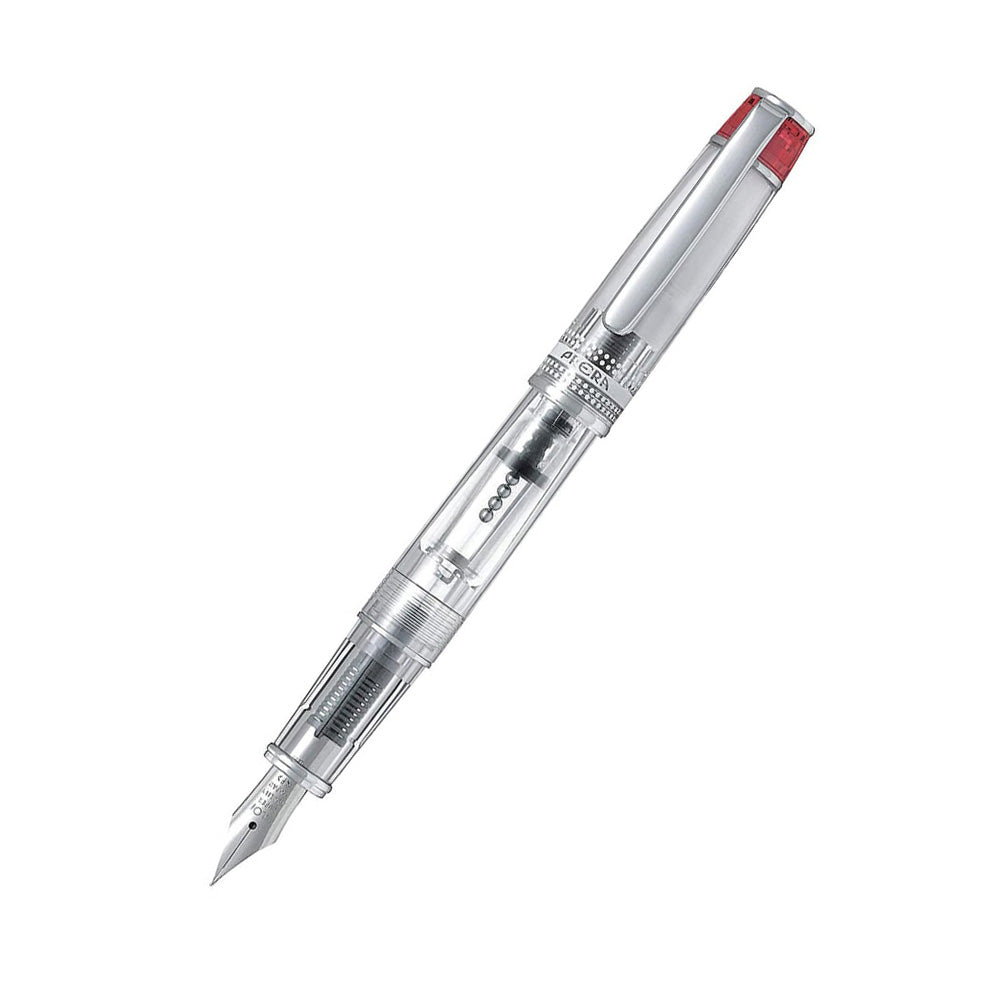 Pilot Prera Tinted Red Fountain Pen - Calligraphy Medium Nib
